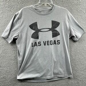 Under Armour Mens HeatGear Graphic Tee L Loose Athleisure Gym Training Las Vegas